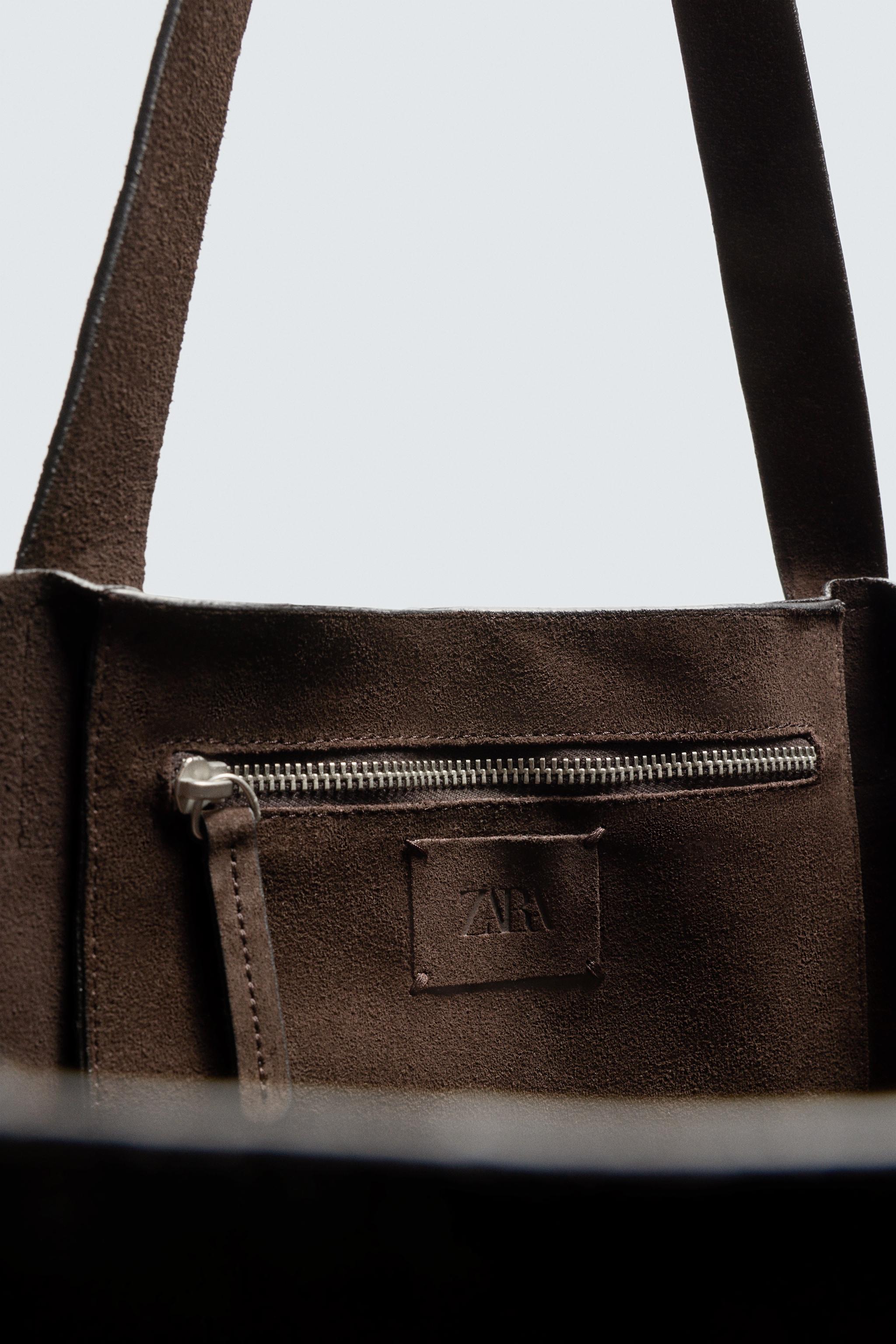 LEATHER SHOPPER BAG